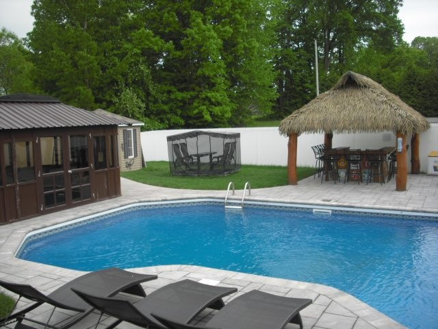 Pose de pavé-uni en motif