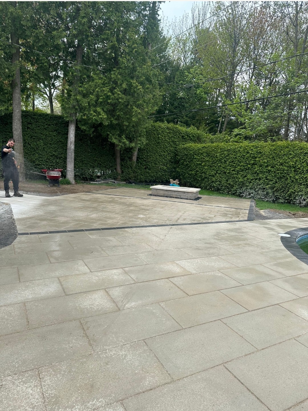 Projet de pavage résidentiel