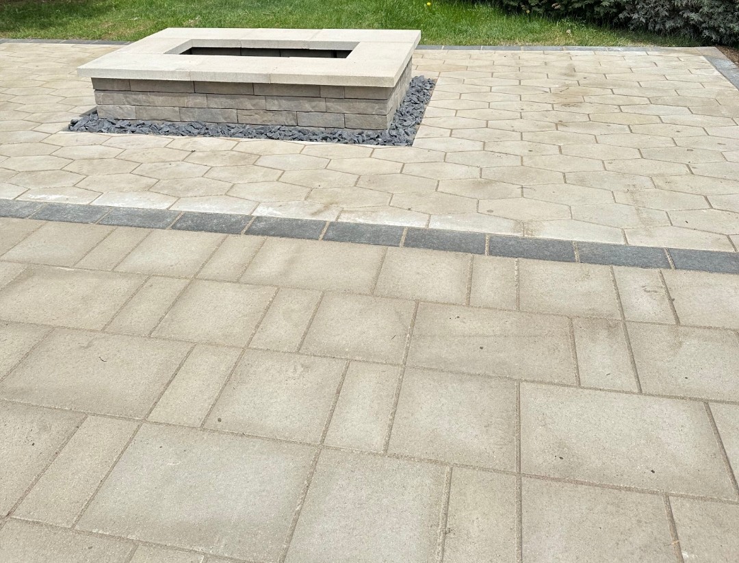 Projet de pavé-uni avec design élégant
