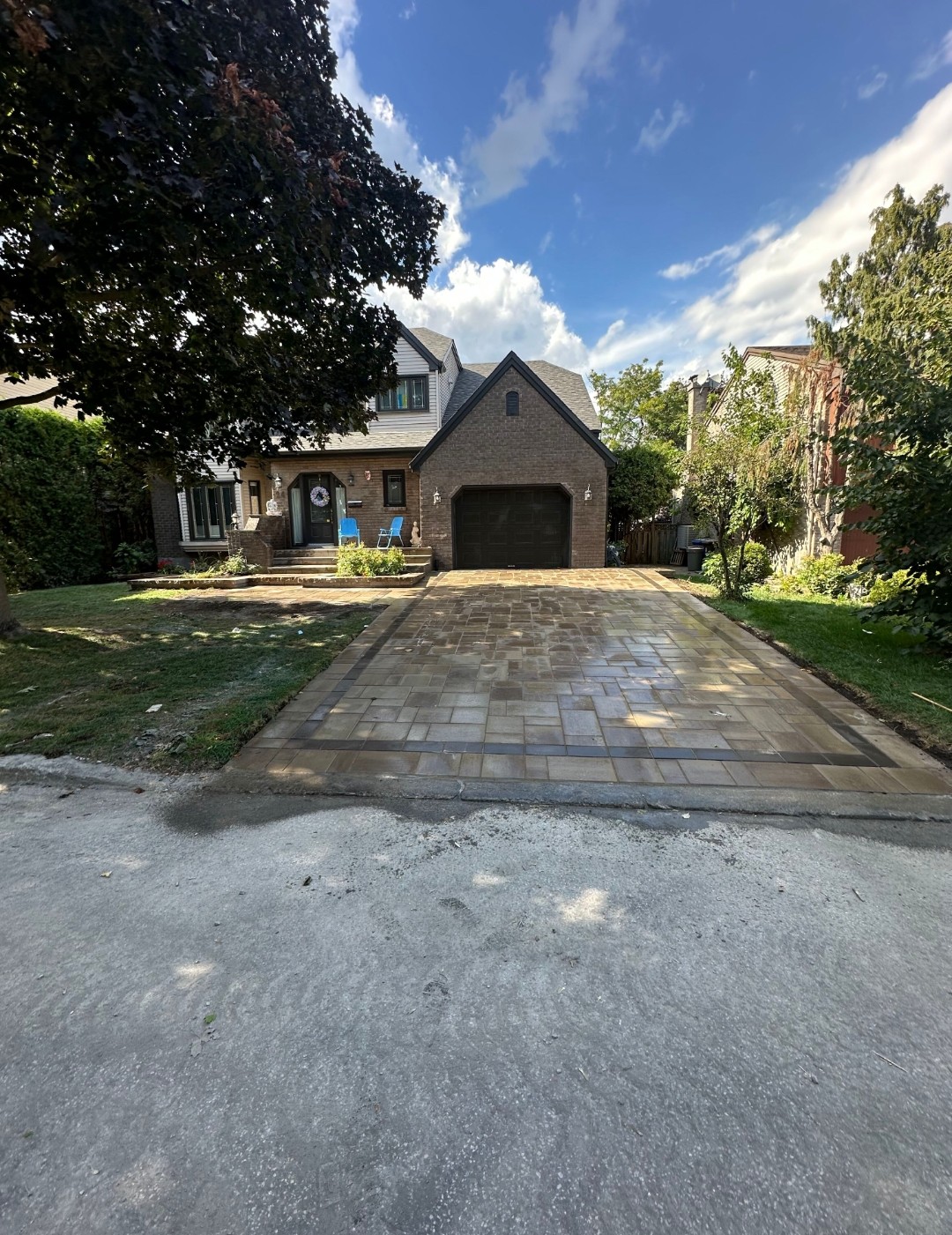 Finition de surface en asphalte